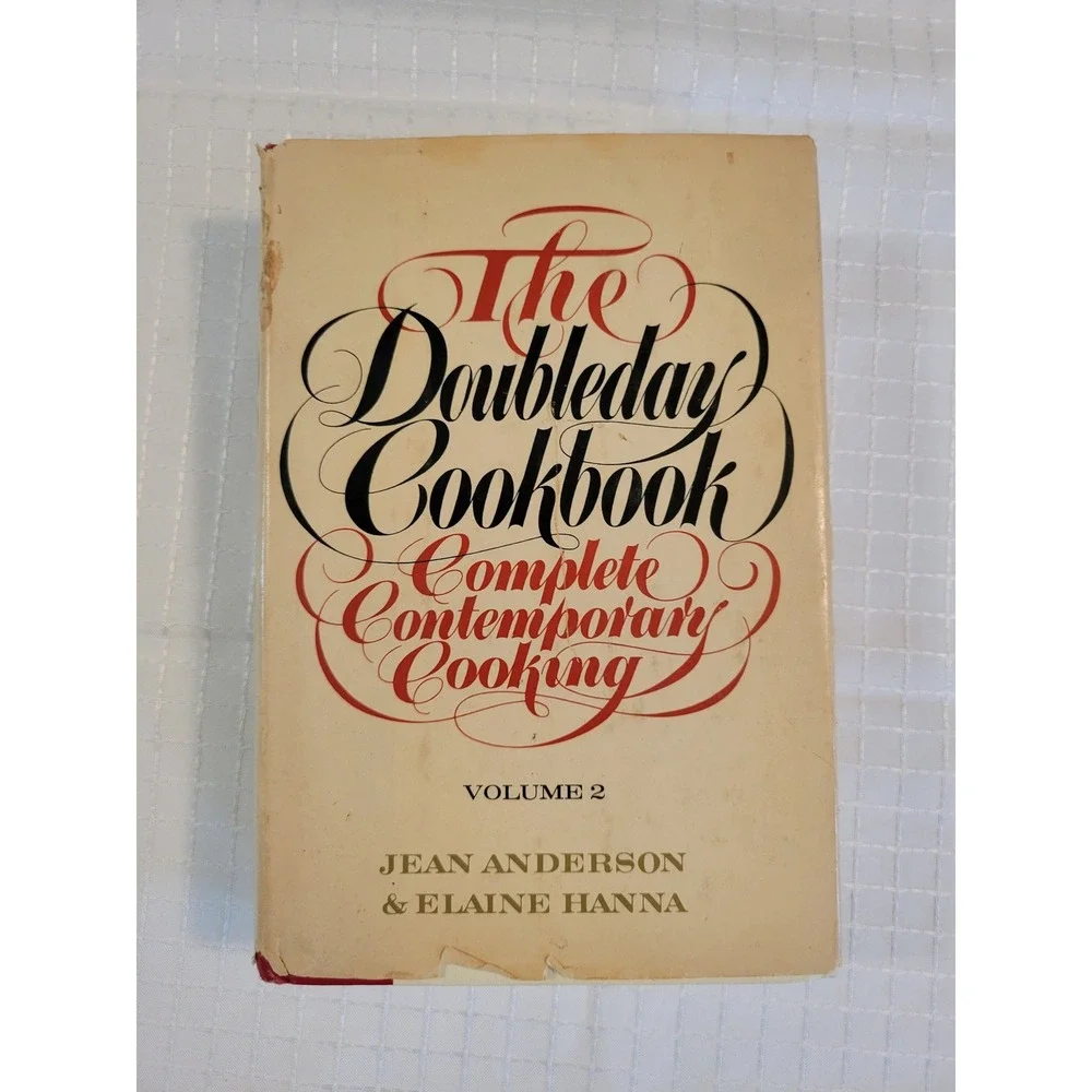 Vintage Hardcover Book with Dust Jacket Red Cream‎ Classic Literature Decorative